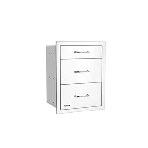 Bull Outdoor Stainless Steel Triple Drawer System with Reveal