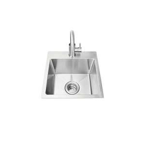 Bull 18 in. Premium Stainless Steel Dual Mount Sink (All in One Kit)