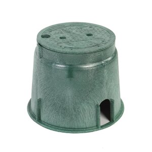 Carson Spec Valve Box Round 910-10 Green Box/Green Lid Overlapping ICV