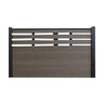 Cleanline Mid-Trellis Dark Gray 6 ft. x 6 ft.