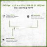 1-1/2 in. PVC Pipe SDR26 C160 Bell End