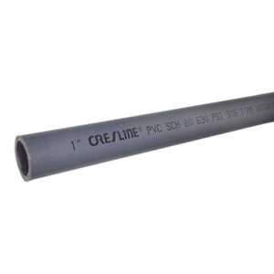 PVC Pipe 2 in. x 20 ft. Schedule 80 Bell End