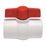Dura 1-1/2 THREADED BALL VALVE WHITE DURA