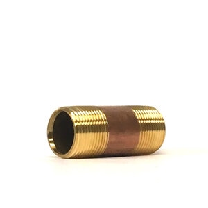 1 in. x 3 in. Brass Nipple Eag