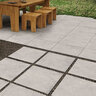 Enmon Tile Porcelain Lakestone Step 12 in. X 24 in. Light Gray 2 cm (144 pc./pallet)