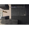 Enmon Tile Porcelain Ark Step 12 in. x 48 in. Black 2 cm (64 pc./pallet)
