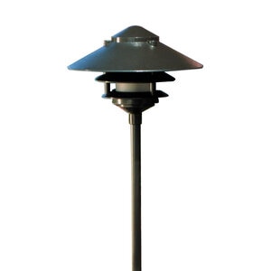 FX DR Path Light No Lamp 18 in. Riser Black Finish
