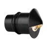 FX Luminaire Black Finish CN51, PRO 6VA, K27, FL, RD,FB MR16 IN-GRADE, ROUND
