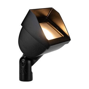 FX Luminaire Black Finish CW-51, PRO 5VA, K30, FLD, FB MR-16 WALL WASH, STAKE