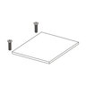 FX Luminaire Black Finish CW51 LENS ASSY, FRST, BLCK FACEPLATE WITH LENS, BLACK