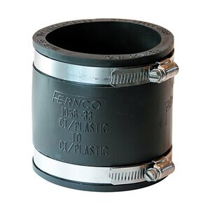 FERNCO RUBBER CLAMP COUPLING 1.5 in. PIPE