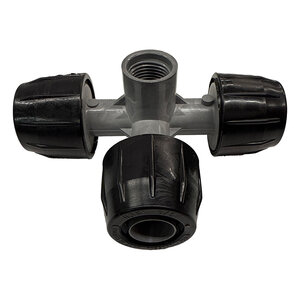 3/4 in. x 3/4 in. x 3/4 in. x 1/2 in. Fpt Side Outlet Tee Hrc