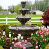 Henri Studio Fountain Kensington Sill Tier/Pedestal Small 17-1/2 in. x 18 in. x 10-1/2 in.