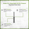 Hunter 6 in. Spray 40 PSI Press Regulated Check Valve