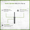 Hunter 6 in. Pop-Up Spray w/Check Valve