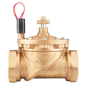 Hunter Globe Valve Brass 3 in. w/ Flow Control