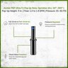 PGP Ultra 4 Pop Up Sprinkler 1.5 Nozzle w/ Check Valveq
