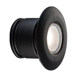 FX Runa PO Recessed Wall Light ZD 1 LED RD 2700K Black Finish
