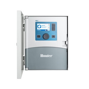 Hunter MCC Controller, 8-station base model, metal wall mount cabinet