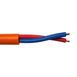 Jacketed decoder cable, orange, #12-2