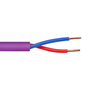 Jacketed decoder cable, purple, #12-2