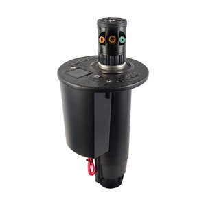 G-880-E Golf Rotor, full-circle, opposing nozzle configuration, electric valve-in-head design, nozzle 18 installed, 50 PSI