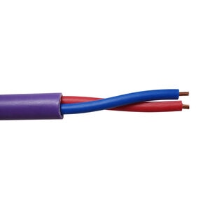 Jacketed decoder cable, purple, #12-2
