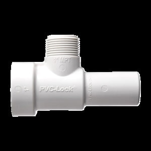 Hydro-Rain Lock Manifold Tee PVC 1 in.