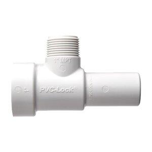 Hydro-Rain Lock Manifold Tee PVC 1 in.