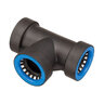 1 in. x 3/4 in. Blu-Lock Bull Tee 100 lb. Hydro-Rain