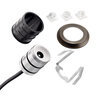 Kichler Mini All-Purpose 2W 100 LM 3000K Includes: Frosted Lens, Stainless & Brass Trim Rings