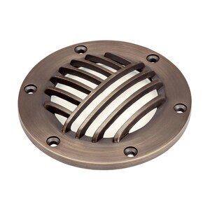 Centennial Brass Rock Guard With Clear Lens Kichler