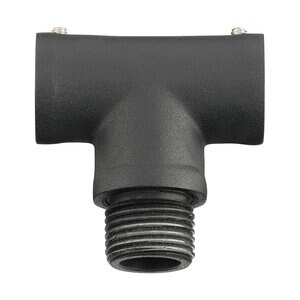 Brass 2 Fixture Mount in Black Brass