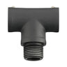 Brass 2 Fixture Mount in Black Brass