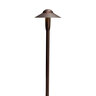 Kichler 15870 Path Light Aluminum Architectural Bronze Finish 4.3W 3000K LED