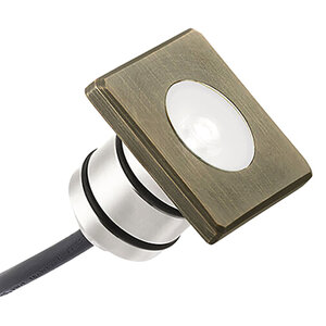 Kichler 2.5 in. Square Cover Centennial Brass