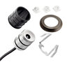 Kichler In Ground Landscape LED Accent Light 12V 3.5W 3000K 200 Lumen Inclues CBR BKB and SS Trim Rings 3 Changeable Beam Spread Frosted and Clear Lens