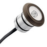Kichler In Ground Landscape LED Accent Light 12V 3.5W 3000K 200 Lumen Inclues CBR BKB and SS Trim Rings 3 Changeable Beam Spread Frosted and Clear Lens