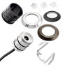 Kichler In Ground Landscape LED Accent Light 12V 3.5W 3000K 200 Lumen Inclues CBR BKB and SS Trim Rings 3 Changeable Beam Spread Frosted and Clear Lens
