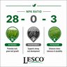 LESCO 28-0-3 20% SN 1.2% Fe Turfgrass Granular Fertilizer 22.68 kg. (50 lb.) Bag