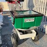 LESCO 80 lb. Ice Melt Spreader, High Output, Yellow Hopper, Agitation