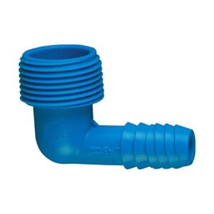 1/2 Elbow MIPT X Double Helix Blue Twister Lasco