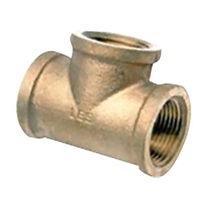 3/4 in. x 3/4 in. x 1 in. Brass Red Tee