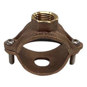 1-1/2 in. x 1/2 in. Brass Saddle Tee