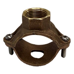 1-1/2 in. x 3/4 in. Brass Saddle Tee