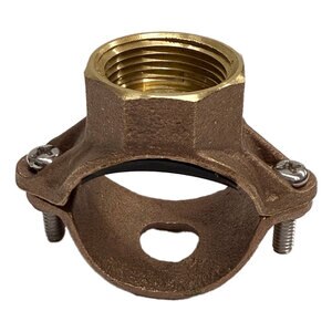 1-1/2 in. x 1 in. Brass Saddle Tee