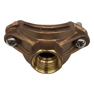1-1/4 in. x 1/2 in. Brass Saddle Tee