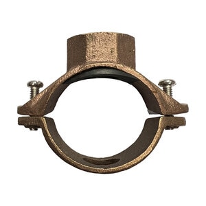 2 in. x 1 in. Brass Saddle Tee