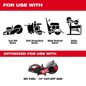 Milwaukee 14 in. Diamond Ultra Segmented Blade