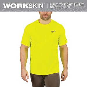 Milwaukee Workskin Light SS Shirt - Hi Vis Xl